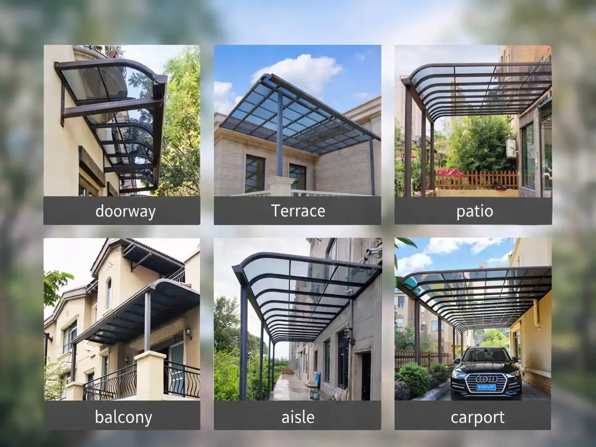 Custom designed polycarbonate roofing structure for commercial and industrial applications