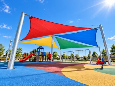 Fabric shade structures by ShadeCo India for residential commercial industrial and institutional outdoor shade