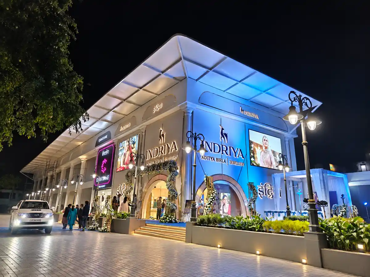 Maison Square Mall canopy roof in Haldwani, Uttarakhand by ShadeCo India